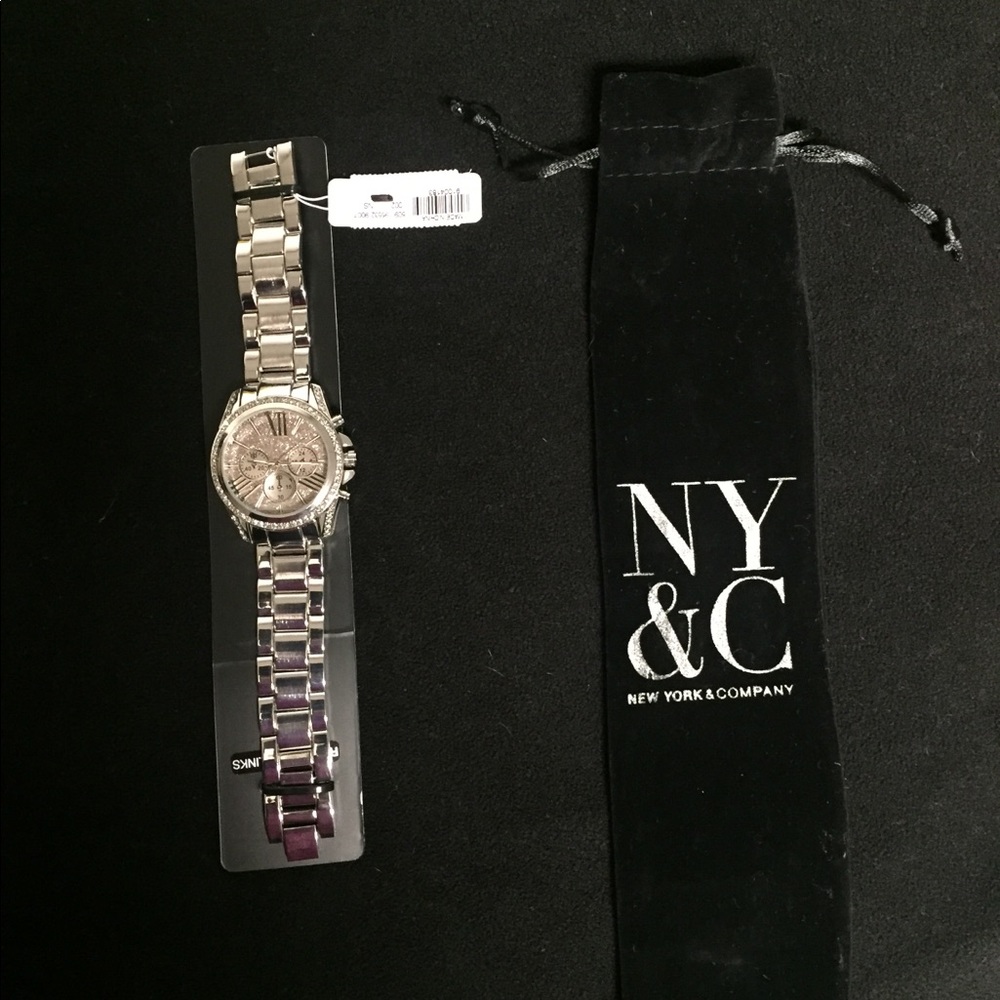 New York & Co. watch & earrings